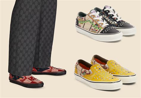 gucci x vans ราคา|Vans x Gucci swatches.